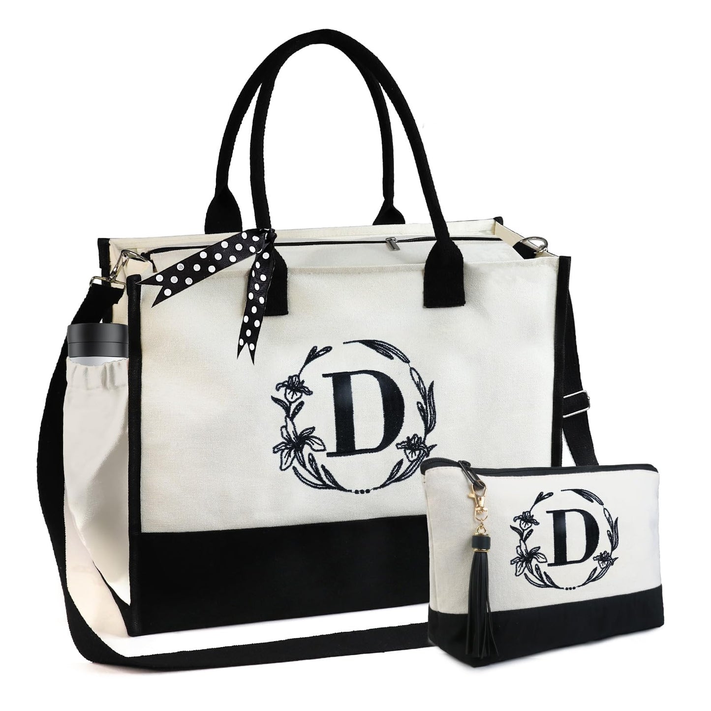 HOTIMO® Canvas Tote Bag Embroidery Personalized