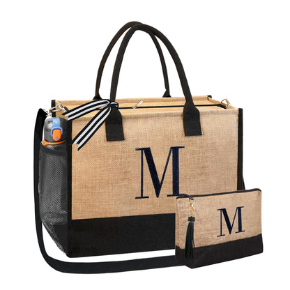 HOTIMO® Personalized Jute Tote Bag