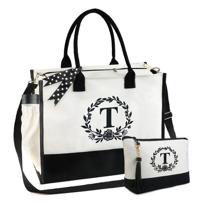 HOTIMO® Initial Tote Bag Personalized Bags