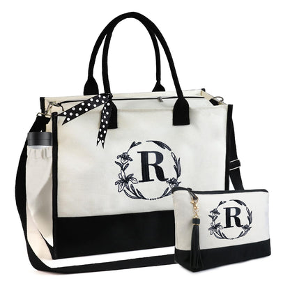 HOTIMO® Canvas Tote Bag Embroidery Personalized