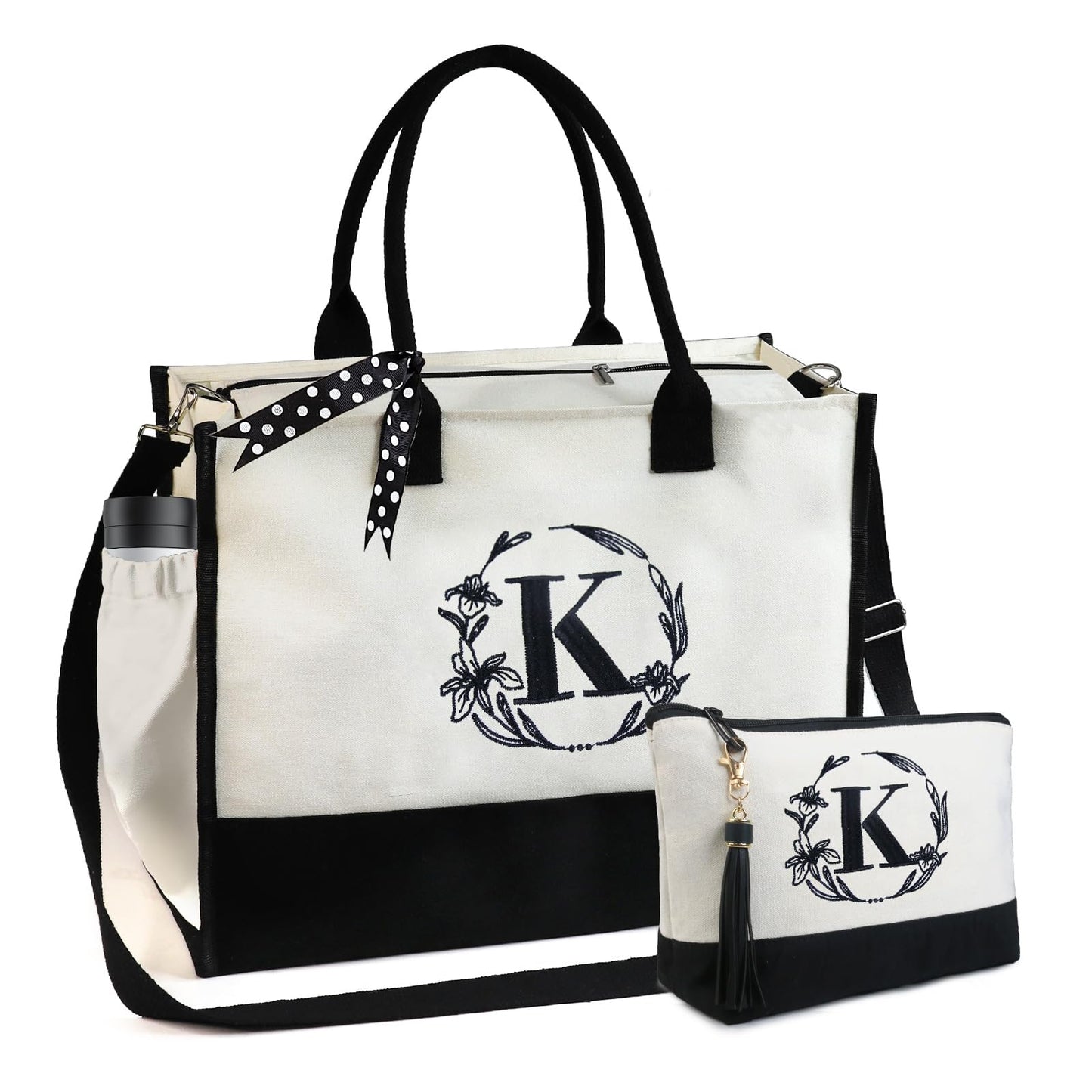 HOTIMO® Canvas Tote Bag Embroidery Personalized